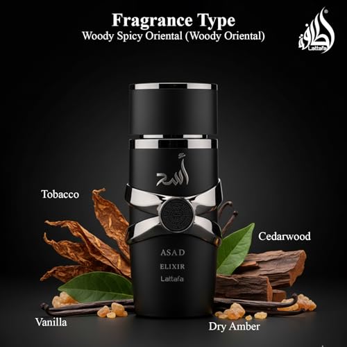 Image of Lattafa Asad Elixir Eau De Parfum for Men- 100ml