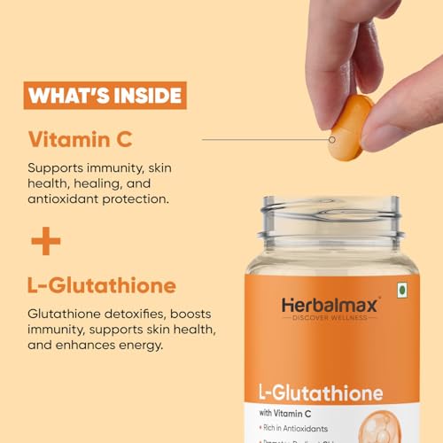 Herbalmax L-Glutathione 500mg Tablets with Vitamin C - Image 5