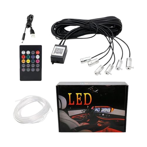 Tiras LED para El Interior del Automóvil,8.0 m Luces con Control por Aplicación | Luces De Cable Flexible | para Hombres Y Mujeres, Coche, Camión, Remolque, Vehículos, Navidad, Interior