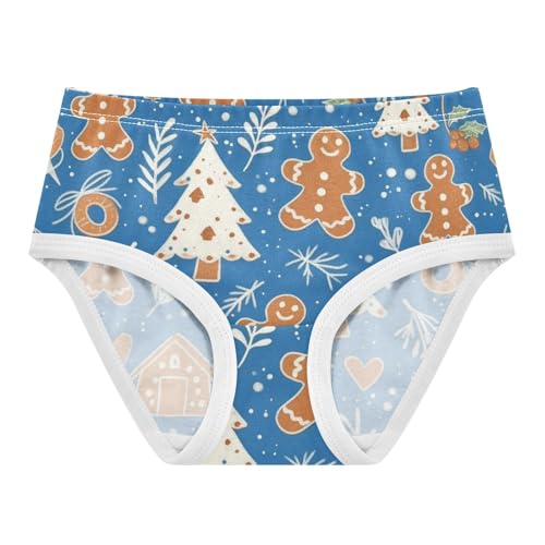 Christmas Tree Girls' Soft Triangle Panties Briefs Underwear for Toddlers in Sizes 2T,3T, 4T, 5T, 6Y and 8Y