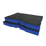 Milwaukee Packout Werkzeugkoffer, Schaumstoffeinlagen, 50 mm, Blau