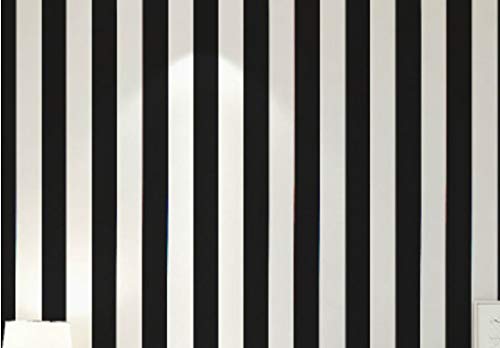 Papier peint auto-adhésif PVC noir et blanc décoration sticker mural AN03
