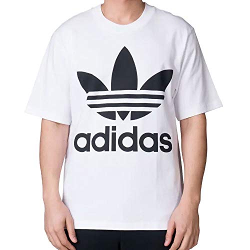 T-shirt adidas Trefoil Homme Blanc XS Oversized haut coton col rond original