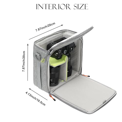 Bolsa insert para cámara SLR mini shockproof gris miniatura 6
