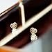 Carissima Women's 9 ct Yellow Gold 8 x 7 mm Flower Heart Stud Earrings