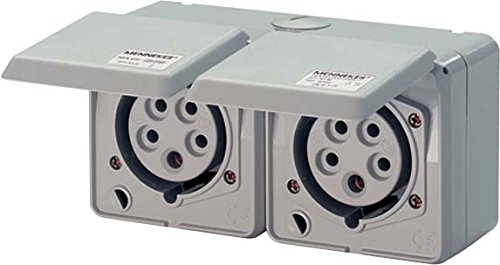 Prise double MENNEKES 4204 Cepex en finition robuste haute durabilité