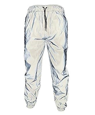NewL UltraVisible - Pantalones Reflectantes para Hombre para Correr o IR en Bicicleta Gris S | Ya disponible en tu tienda friki favorita! En mundofriki.es!