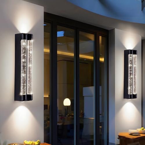 Applique murale exterieur LED etanche IP65 luminaire mural longue pour chambre et salon