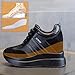 Imagen de AONETIGER Zapatillas de Cuña para Mujer Zapatillas de Deporte Moda Wedge Plataforma Sneakers Zapatos de Casuales Tacón Cuña 10cm