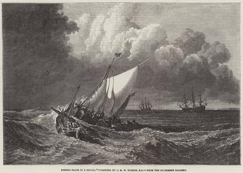 Bateaux de pêche à Squall Turner Poster - En finir avec les murs vides - Art Mural 60x90