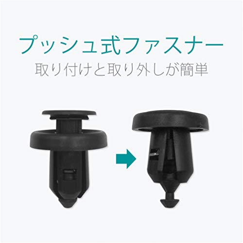 Lantee 20 Pcs Bumper Clips & Splash Shield Fasteners W/Metal Insert Replace Honda 91505-S9A-003 Fit For Accord Civic Crosstour Cr-V Cr-Z Element Fit Hr-V Insight Odyssey Pilot Ridgeline #TOP4