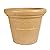 The HC Companies TEA17000E21 Terrazzo Round Pot, 17", Chocolate