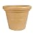 The HC Companies TEA17000E21 Terrazzo Round Pot, 17", Chocolate