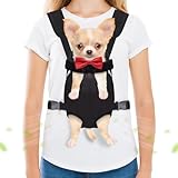 Pet Carrier Backpack, Hands-Free Adjustable Dog Front Carrier Legs Out & Easy-Fit Dog Backpack Carrier for Hiking Camping Traveling Cycling for Small Dogs and Rabbits (Small, Black)