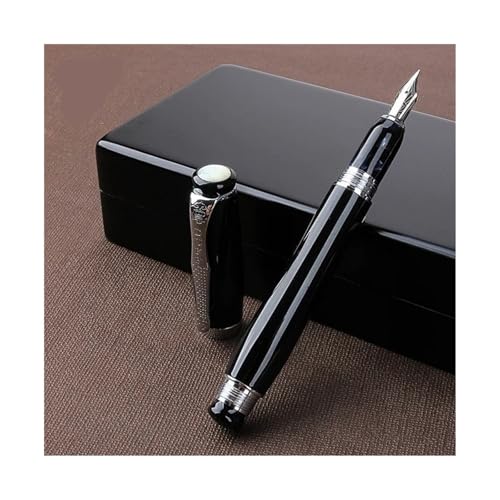 Stylo à encre homme avec son motif dragon et boîte cadeau
