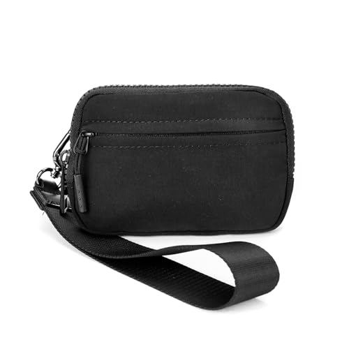 YDF 2nd Gen RFID Nylon Wallet for Women, Wristlet Wallet with ID Window, Lipstick Slot and Key Ring, Credit Card Holder3