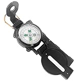 Metall Outdoor Kompass Scout Marschkompass mit Schnalle im Militär Style - multifunktional wasserdicht robust langlebig klappbar - Navigation Peilkompass mit Kartenmaßstab Neigungsmesser (Grün)