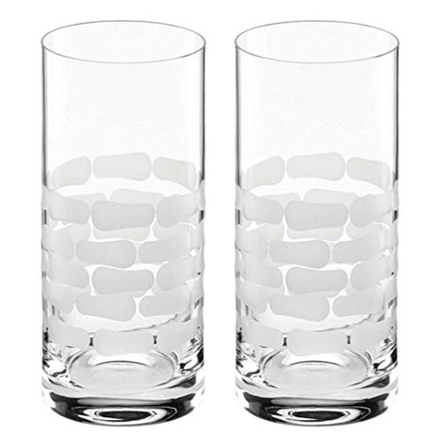 Michael Wainwright Truro Highball Glasses Set of 2, 6.3-Inch