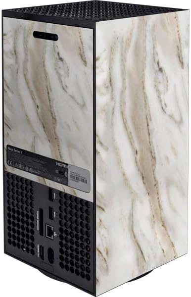 Skinit Decal Gaming Skin Compatible with Xbox Series X Bundle - Vanilla Marble Design