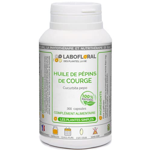 Pépins de courge Labofloral contre les gênes urinaires : capsules draineur de 502,5 mg