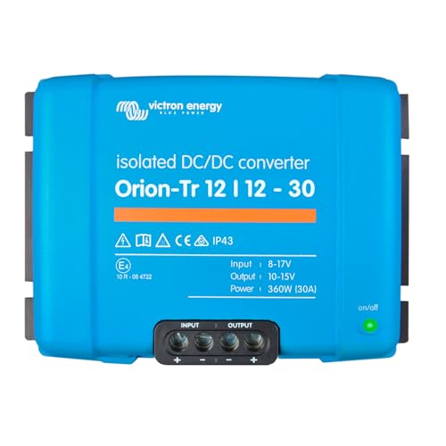 Convertisseur CC-CC Victron Energy Orion TR IP43 12/12V 30A 360W isolé pour réguler le courant