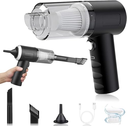 Catálogo para Comprar On-line Precios de Aspiradoras en Chedraui que Puedes Comprar On-line. 41 EEBOU Aspiradora de Mano 2 en 1, Aspiradora Inalambrica y Bomba Aire Eléctrica, Aspirar y Soplar, Potente 8000PA Aspiradora Portatil Automovil para Auto y Teclado, con 2000mAh...