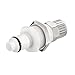 LinkTech 40AC Series Panel Mt. Plug, Valved, 3/8" PTF