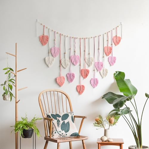 Decoration de fond chambre de princesse avec tapisserie murale rose