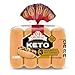 Oroweat Keto Bread, 8 Count, (1.5 oz Each), Soft White Hot Dog Buns, 12 oz Bag