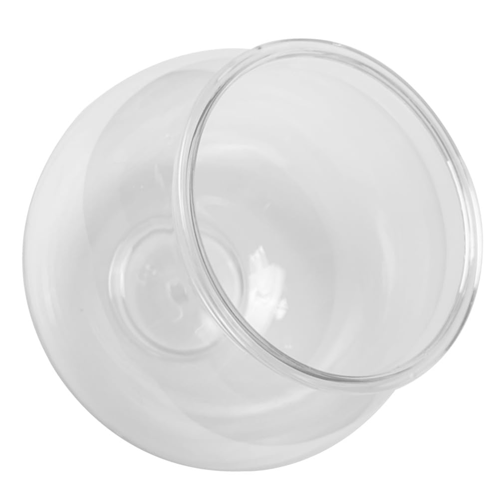 Acquario da tavolo Acquario rotondo a forma ovale piccolo design trasparente per uso domestico Micro paesaggio vaso bottiglia ciotola globo casa vetro trasparente Ciotola per pesci decorativa
