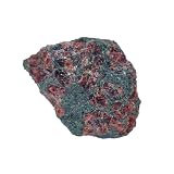 Eklogit Rohstein | Schwarz-Roter Edelstein | Weisenstein | 100% Naturkristall | Unbehandelt | Mineraliensammlung | Esoterik & Spiritualität (1 Stein [3cm-5cm])