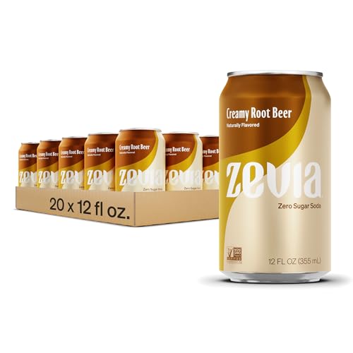 Zevia Creamy Root Beer Cans