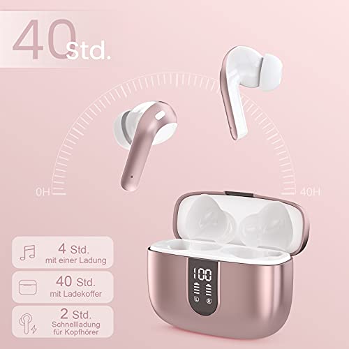 RMAI Bluetooth Kopfhörer In Ear, Kabellose Kopfhörer mit HiFi Stereo Sound, 40 std Spielzeit, IPX7 Wasserdicht Bluetooth… - Image 6