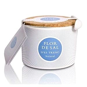 Gusto Mundial Flor de Sal d’es Trenc Natural – in Keramikdose, 1er Pack (1 x 100 g)