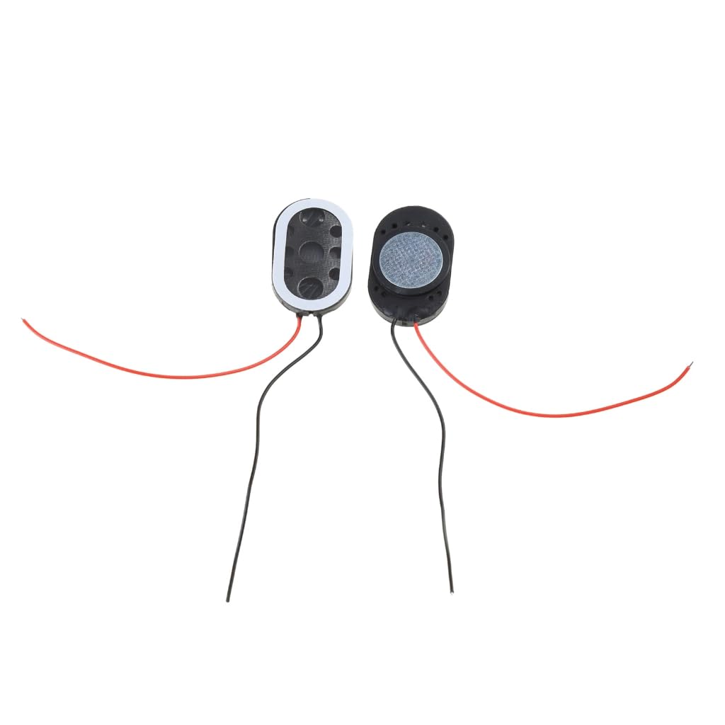 Elnwnnkc 2 Pieces 8Ω 1W 2415 Oval Loudspeaker Omnidirectional Directivity 110 8 ohms 1 watt