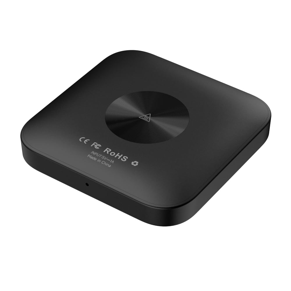 AI Box LED Android 13 8GB+128GB, QCM6225 8-Core, Wireless CarPlay Android Auto, 4G LTE SIM/TF, GPS, Netflix YouTube, für Autos mit kabelgebundenem CarPlay/Android Auto