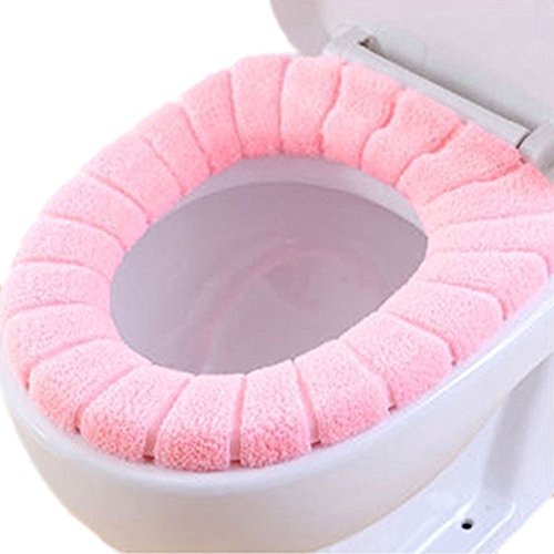 Demarkt – Fundas de asiento de inodoro WC sitzab de cobertura Asiento Pad Calentador inodoro asiento tapa Lavado Bar Toil leten Asiento...