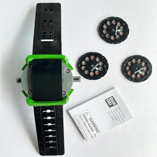 Image of 2PCS Cute Projector Alien Force Ultimate Omnitrix Watch Toy for Kids Birthday Gift (Blue+Black)