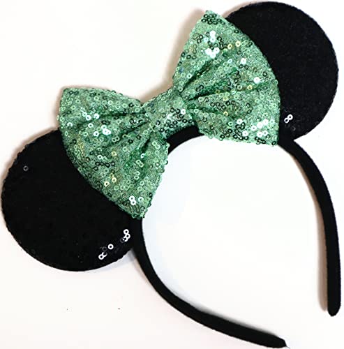 CL GIFT Tiana Mickey Ears, Mint Minnie Ears, Mint Green Mickey Ears, Mint Green Minnie Ears,Unique Minnie
