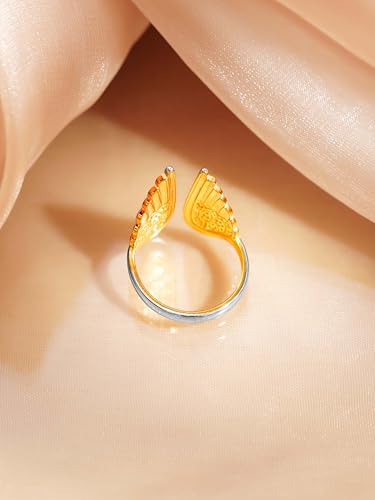 Image of 18K Gold Plated Statement Ring for Women | Stylish Classy Rings | Waterproof and Anti Tarnish Jewellery | Rakhi Gift for Sister | Gifts for Women | 1 Year Warranty*
