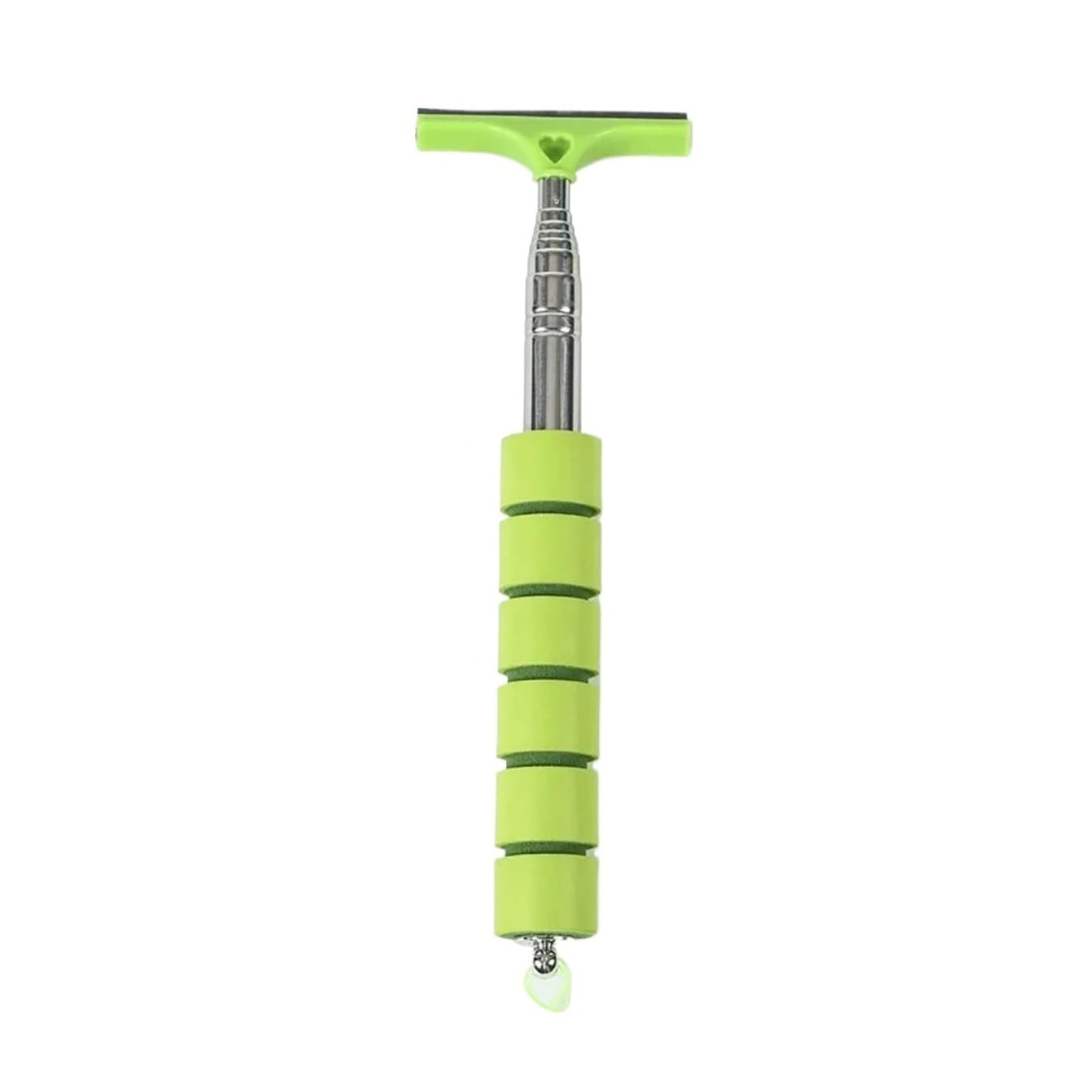 Car rearview mirror wipers Telescopic Car Mirror Wiper Retractable Stainless Steel Brush(Green)