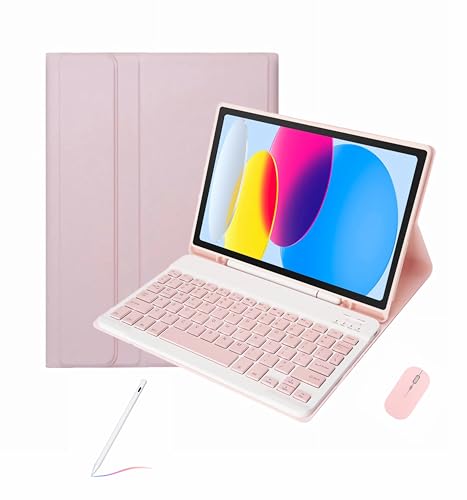 WxfTnix L[{[hP[X Ή@ iPad (6th/5rd/4nd/3st Gen) 2024 2021 2022 2020 2018,}`AOEBluetoothL[{[hA}EXL[{[hyVZbg,sN,pro 11 