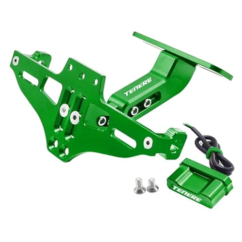 Support de plaque CNC Tenere 700 en alu premium avec éclairage LED
