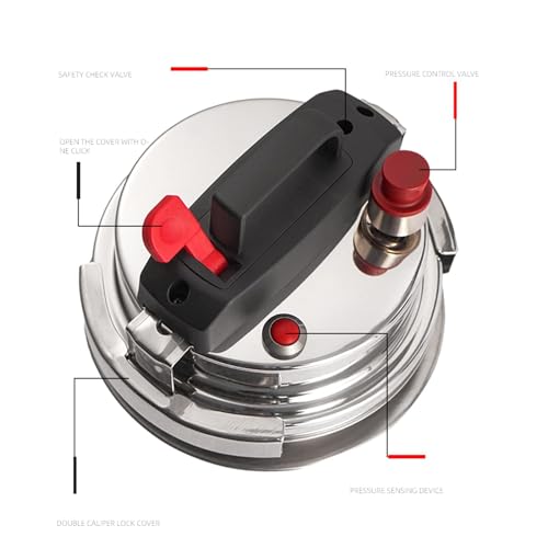 Olla a presión de acero inoxidable 1.2 L miniatura 4