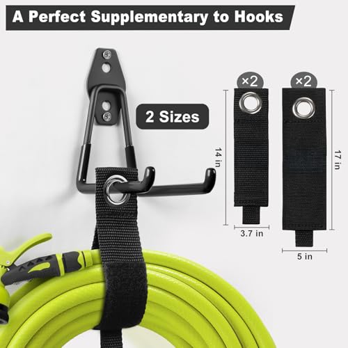 LANDNEOO-Garage-Hooks-20-Pack-Steel-Garage-Accessories-for-Organization-and-Storage-Heavy-Wall-Mount-Duty-Hooks-with-Anti-Slip-Coating-for-Hanging-Ladder-Bike-Power-Tools-and-More-Tools-Black