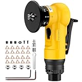 AMTOVL Pneumatic Chamfering Tool - Mini Air Chamfer Tool with 10 C-Angle & 10 R-Angle Blades, 45° 30000 RPM Chamfering Tool for Metal and Wood with 1/4