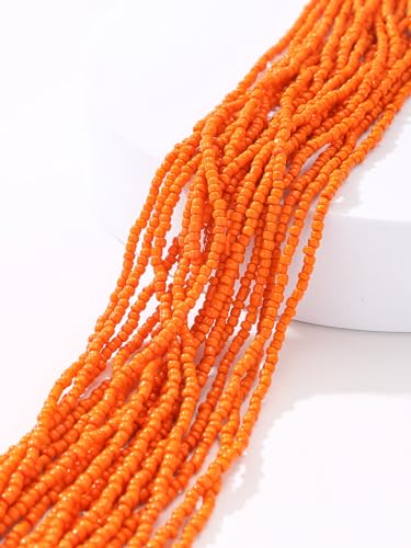 Bohemia Multilayer Seed Beads Choker Necklace Colorful Retro Crystal Beads Stackable Necklace for Women Summer Beach Hawaiian Vacation Holiday Ethnic Jewelry Gifts3