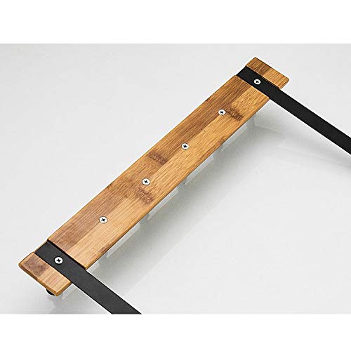 Ganchos Adhesivos Para Pared Gancho de la puerta de la casa de madera de madera de acero inoxidable negro 20 * 40 * 5 * 6 cm Puerta sin clavo Tipo de espalda Tipo de espalda sin fisuras Colga