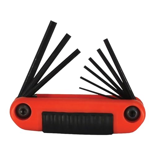 EKLIND 25912 Ergo-Fold Fold-up Hex Key allen wrench - 9pc set SAE Inch Sizes .050-3/16 image 3