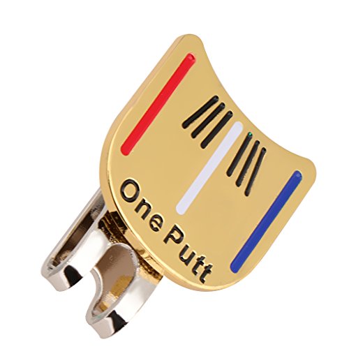 Homyl Marcador De Bola De Clipe De Boné De Golfe Durável Para Viseira De Boné De Golfe - Uma Tacada
